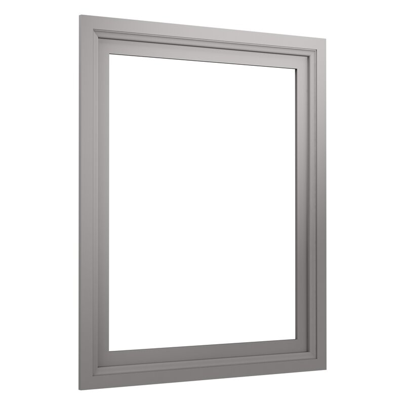  Damask® 29.5" W x 35.5" H Wall Mounted Cabinet Finish: Mohair Grey - Image 0