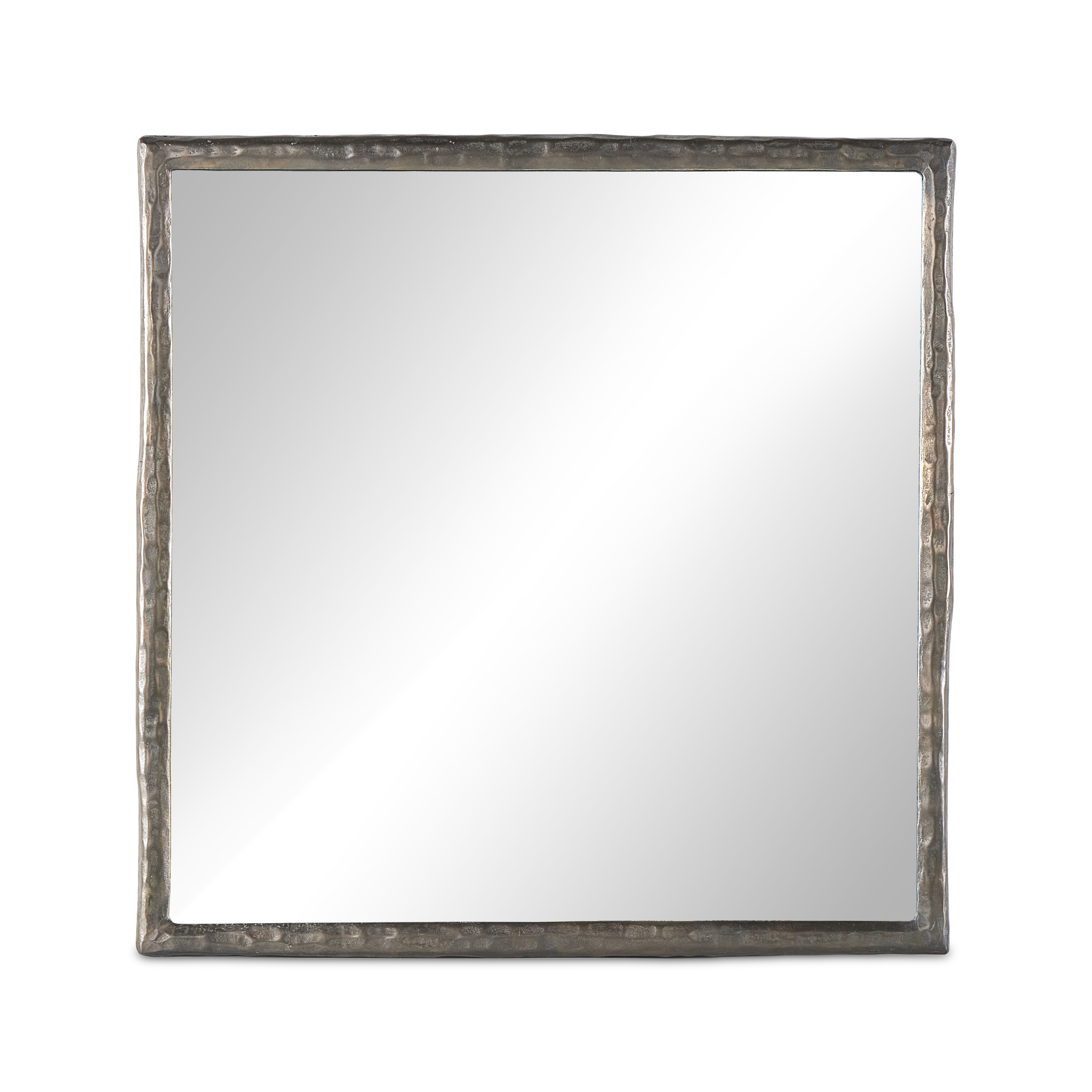 Langford Wall Mirror-Smoked Nickel - Image 0