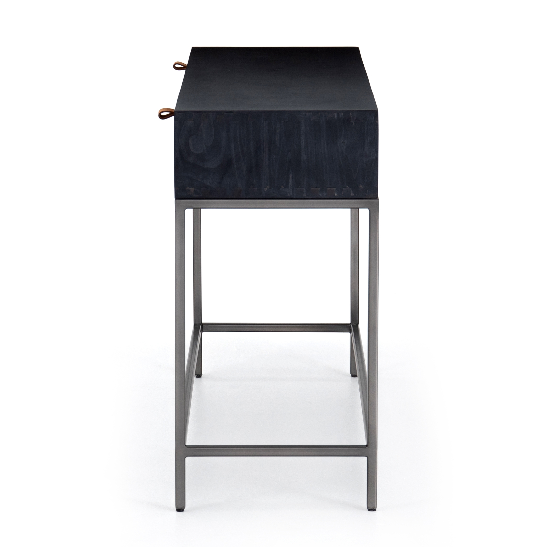 Trey Console Table-Black Wash Poplar - Image 4