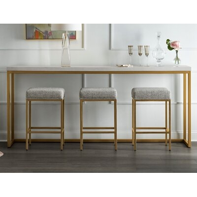 Love Joy Bliss 82" Console Table and Stool Set - Image 0