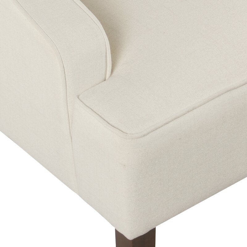 Lacombe 25" Wide Polyester Wingback Chair - Image 3