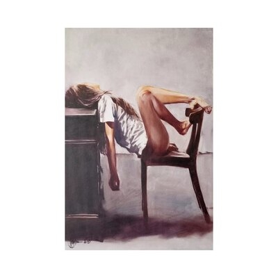 Lazy by Igor Shulman - Wrapped Canvas Painting Print - Image 0