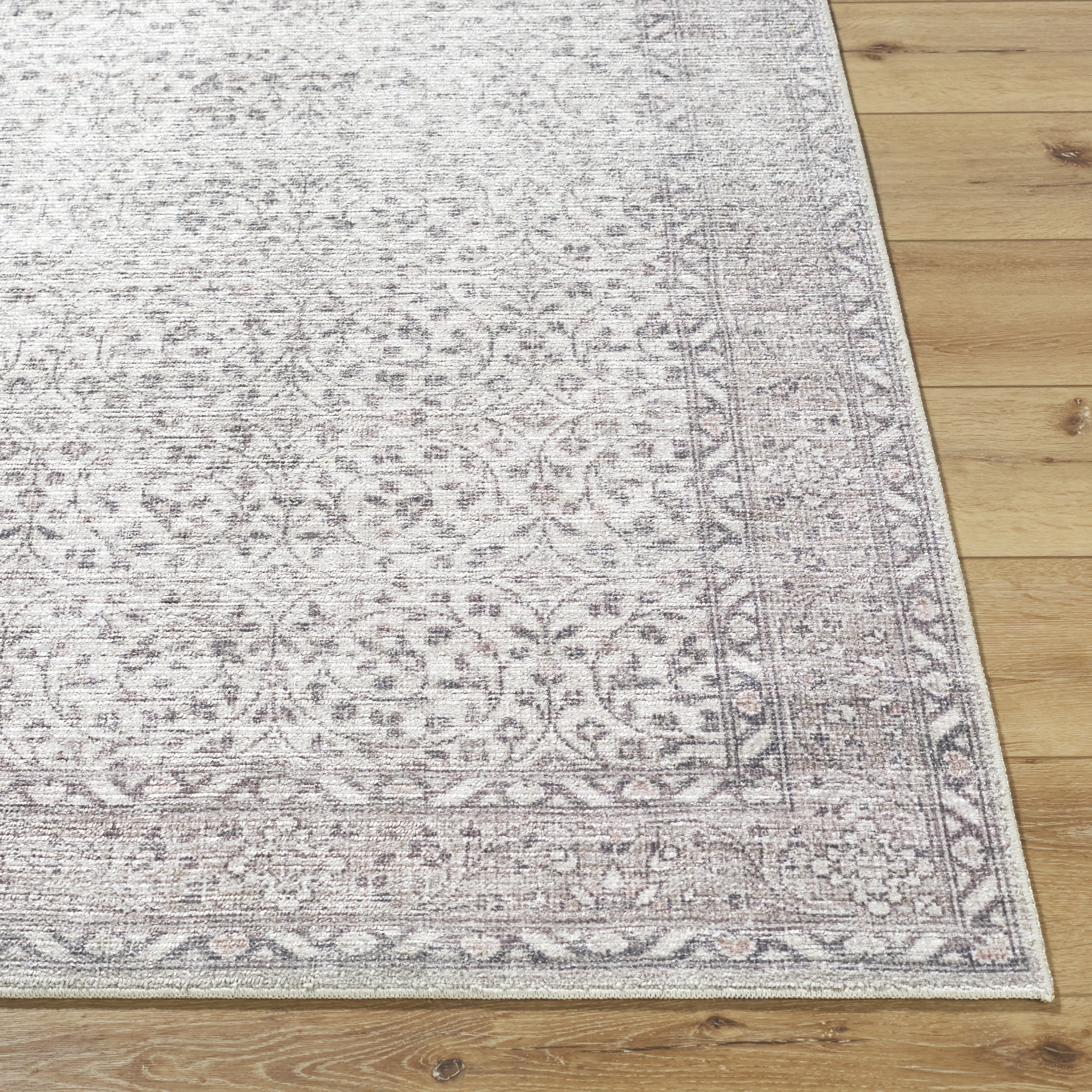 Livabliss Spokane White Indoor 2'6" x 7'3" Machine Woven Rug - Image 2