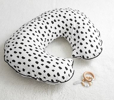 Black Brush Stroke Boppy(R) Nursing & Infant Support Pillow Cover Only - Image 0
