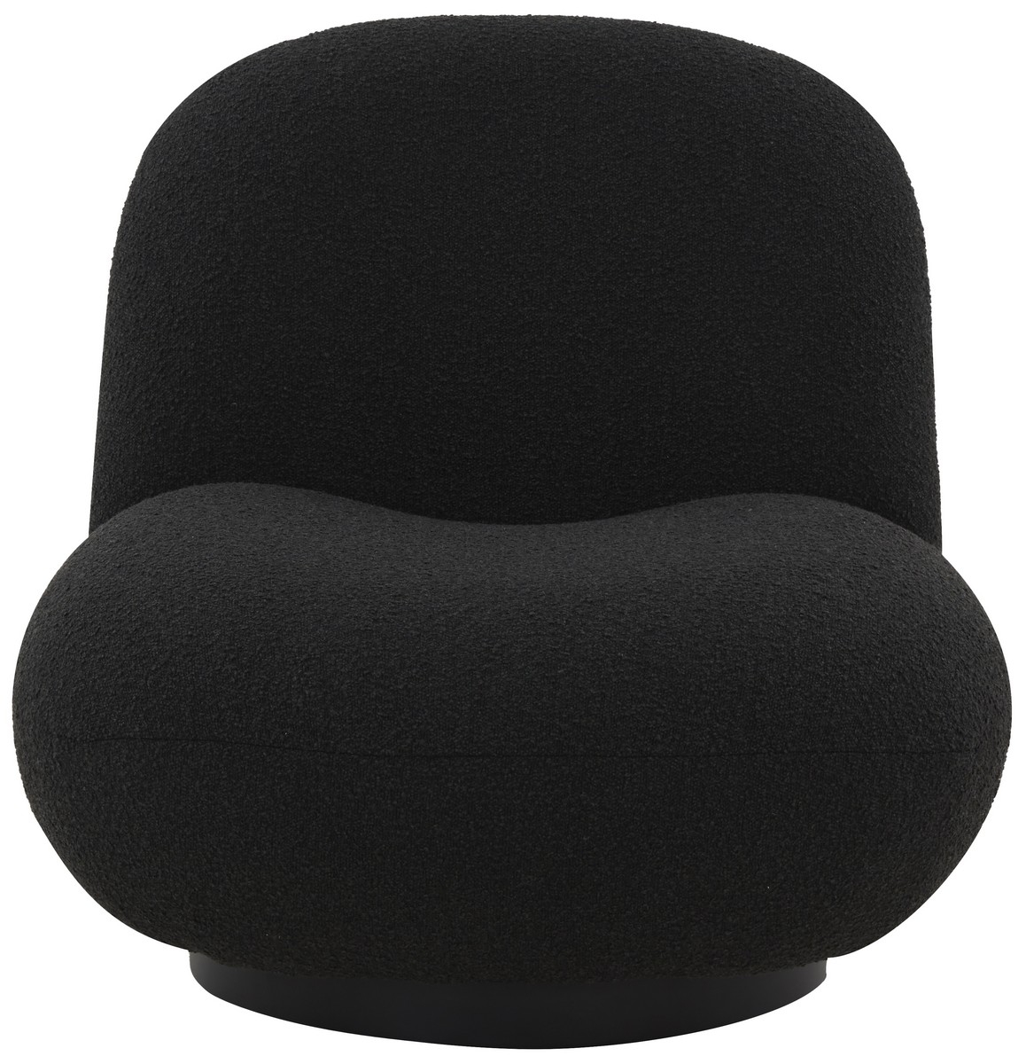 Stevie Boucle Accent Chair - Black - Image 1