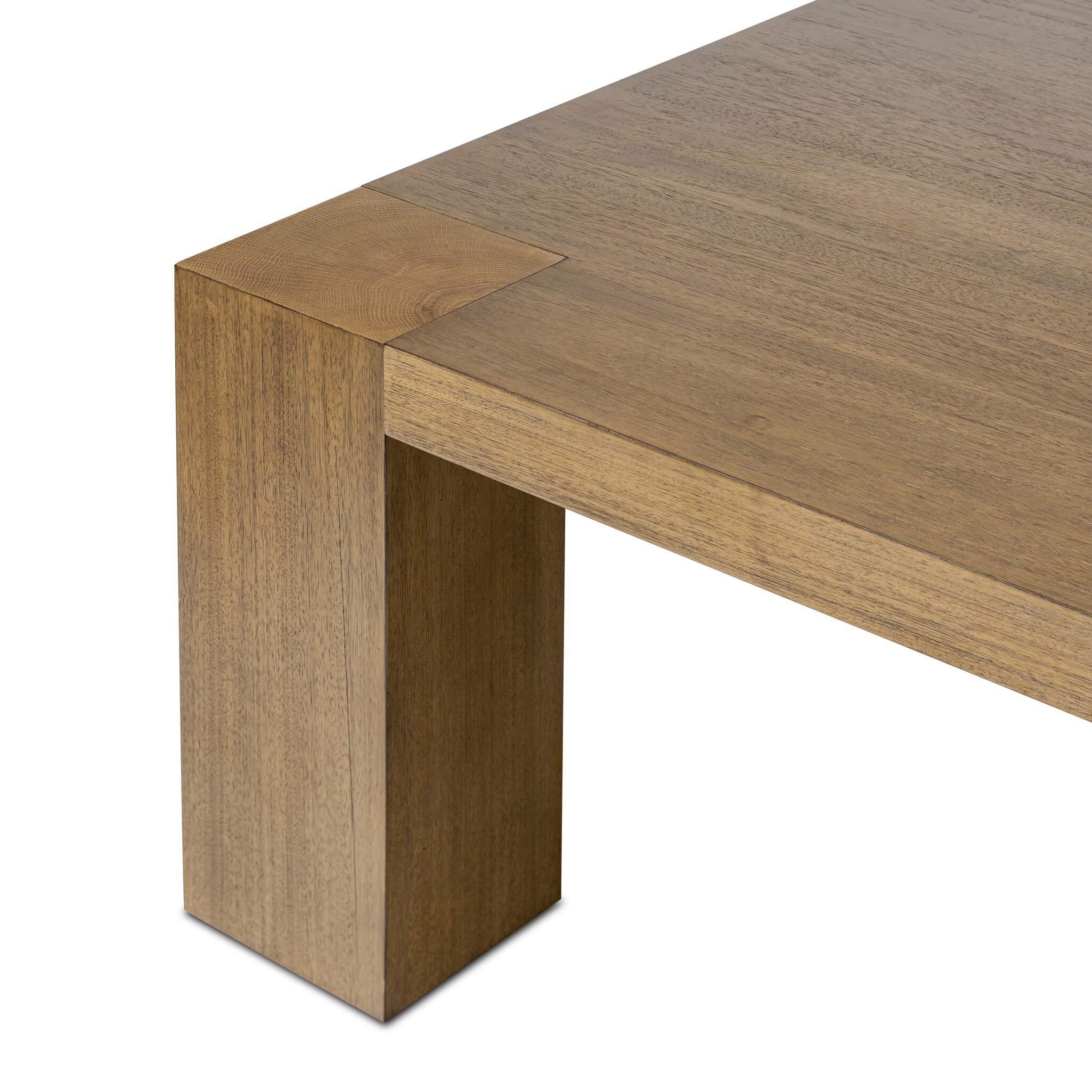 Emeli Square Coffee Table - Tawny Rubberwood Veneer - Image 6