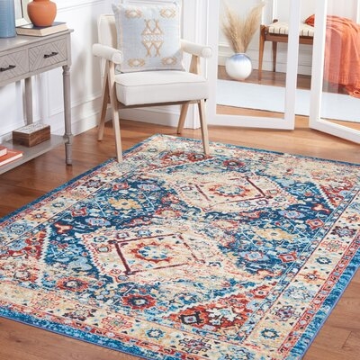 Forson 157 Area Rug In Blue / Gold - Image 0
