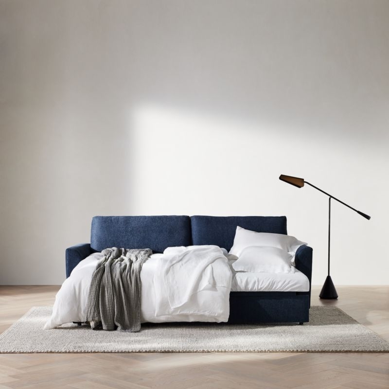 108"x90" Organic Cotton Gauze Throw Grey - Image 6