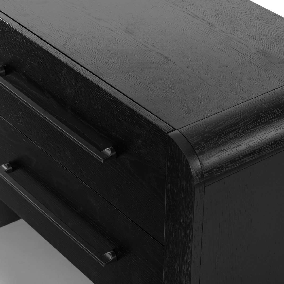 Katrina 2 Drawer Nightstand - Black/Black - Image 1