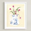 Toile Blooms 2 Limited Edition Fine Art Print 2 - Image 0