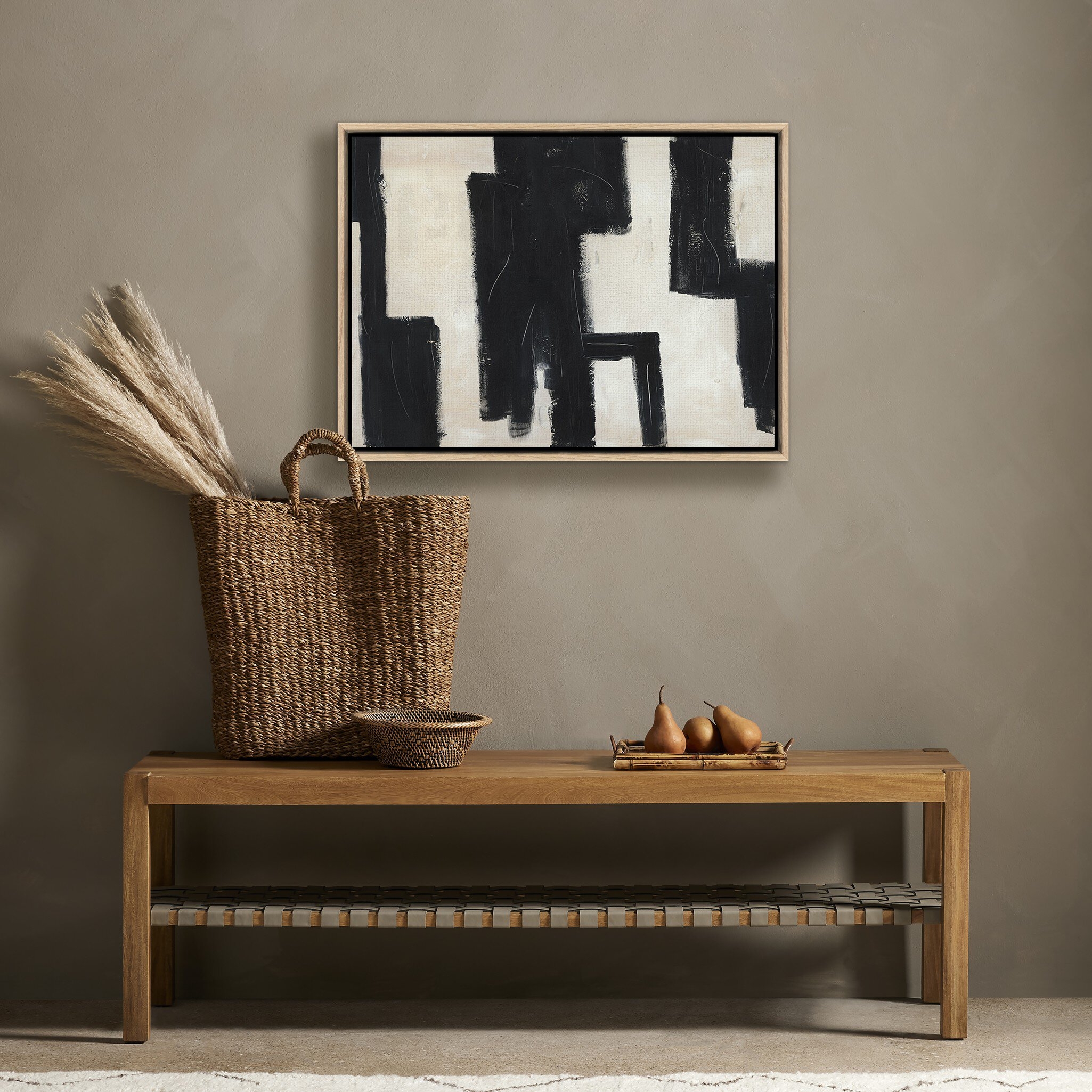 Gravity by Jamie Beckwith - Vertical Grain White Oak Floater - Image 2