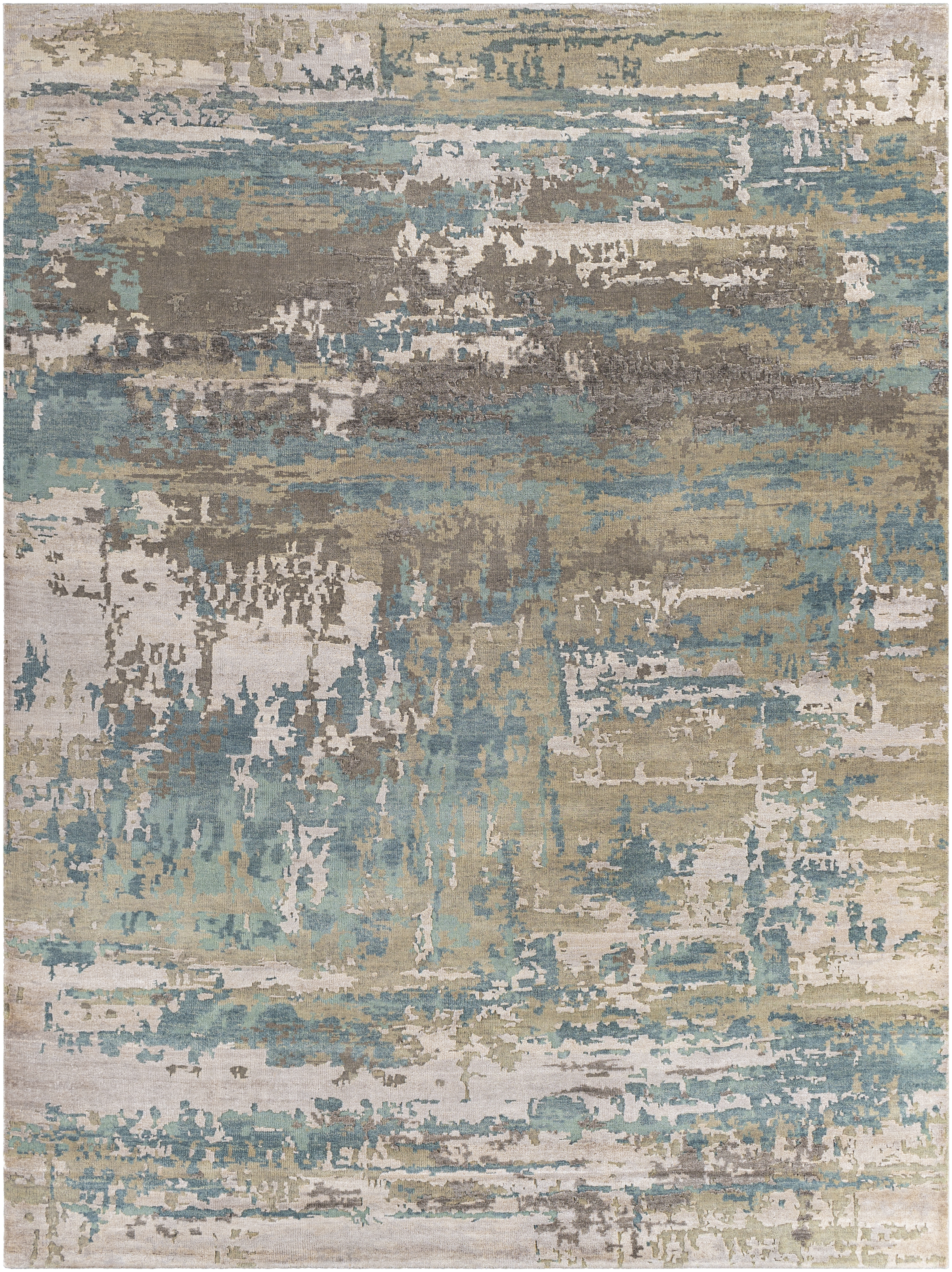 Arte Beige Indoor 8' x 11' Handmade Rug - Image 0