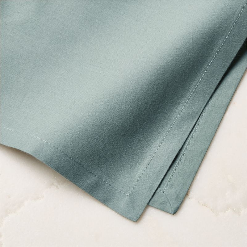 Poplin Ice Blue Cloth Napkins Set of 8 - Image 2