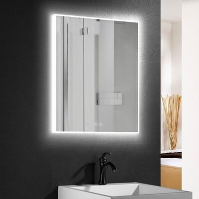 , 32" H x 24" W Ivy Bronx 24 X 32 Inch LED Bathroom Mirror With Touch Button,Anti Fog, Dimmable, Vertical / Horizontal Mount (F5721F0DCC2C4FA39C75906C0FCB03EF) - Image 0