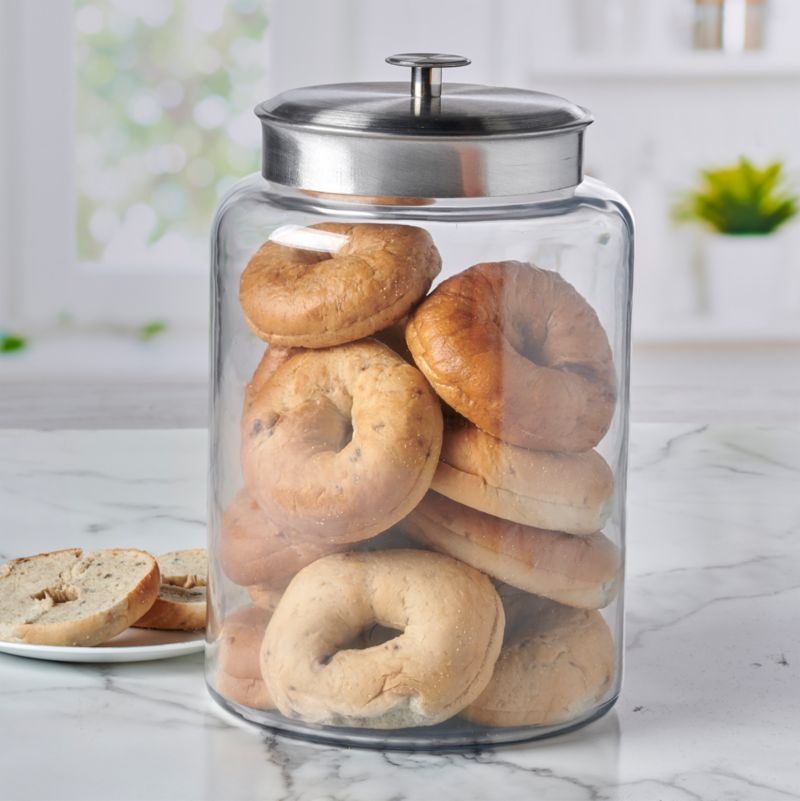 Anchor Hocking 2.5-Gallon Montana Glass Jar with Brushed Aluminum Lid - Image 2