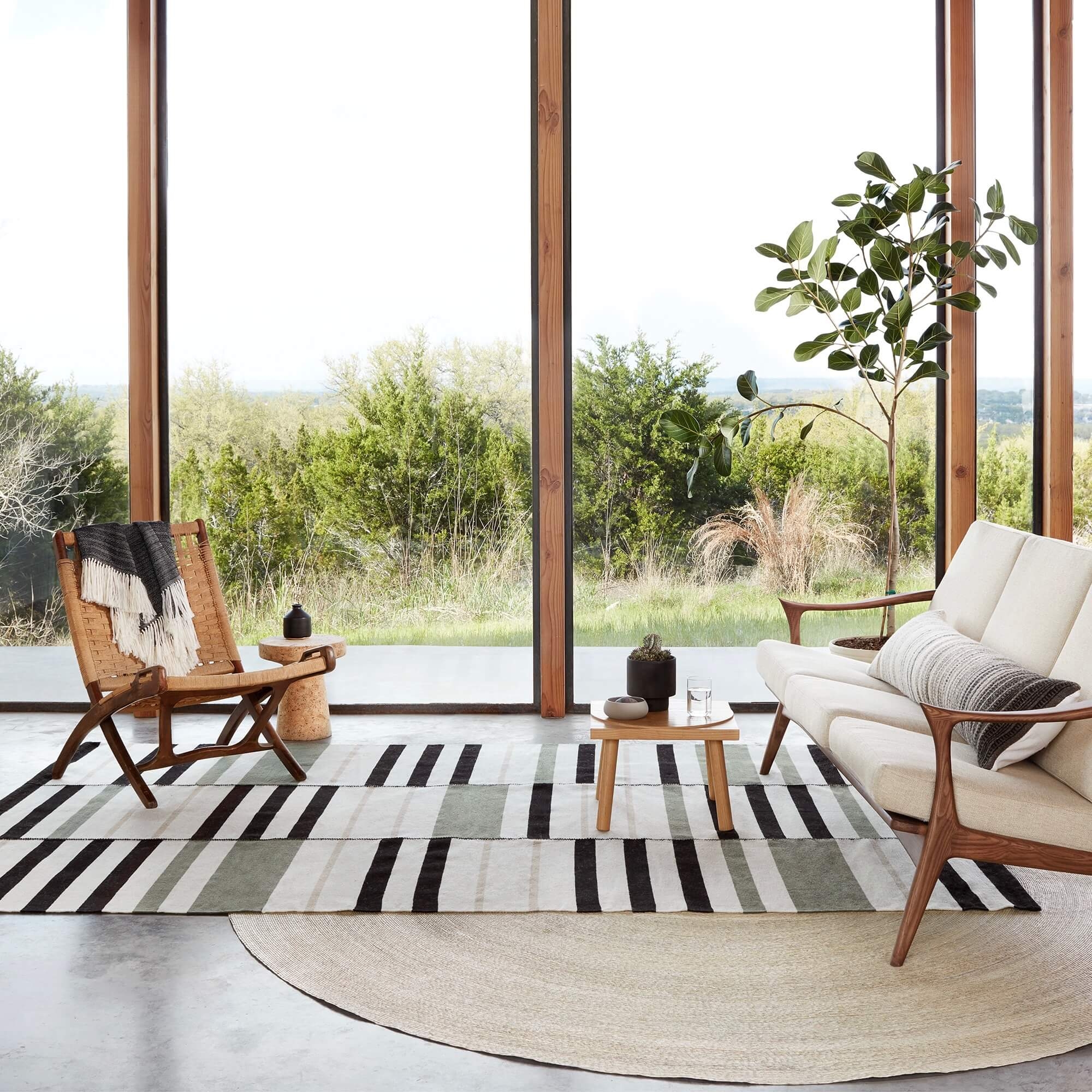 The Citizenry San Pedro Handwoven Area Rug | 8' x 10' | Olive - Image 1