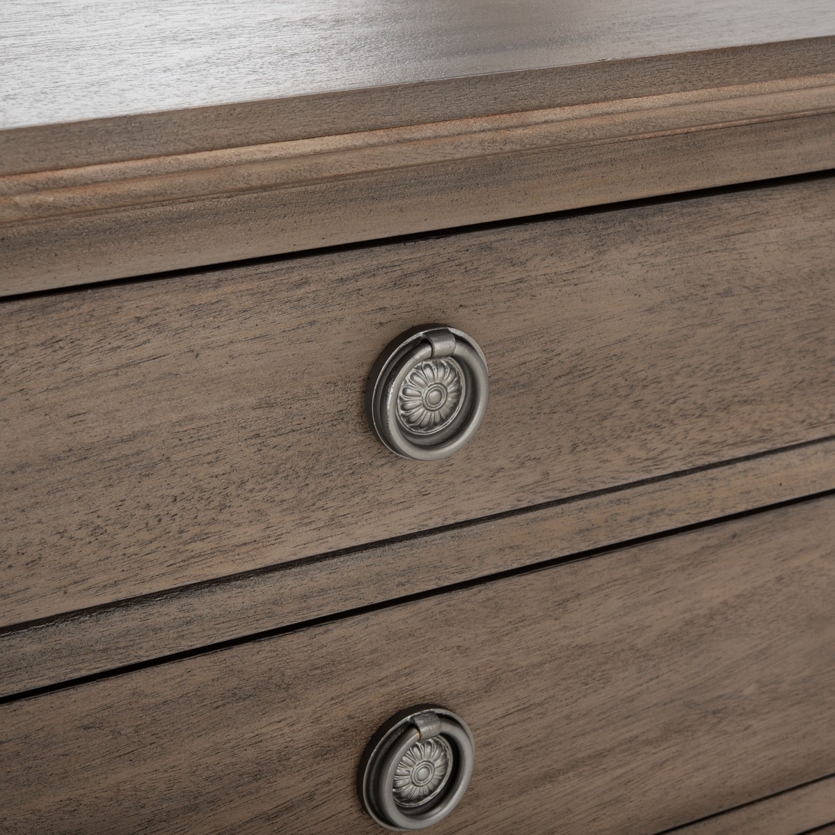 Lisabet 3 Drawer Wood Nightstand - Light Brown - Image 4