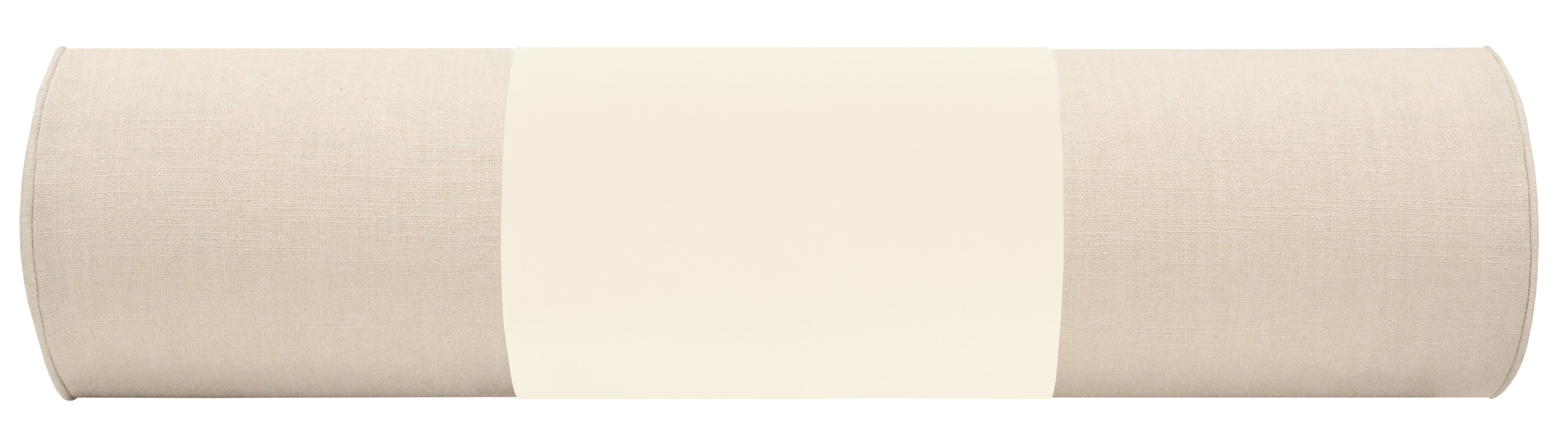 PANEL // THE BOLSTER :: STUDIO VELVET // BONE - QUEEN // 9" X 36" - Image 1