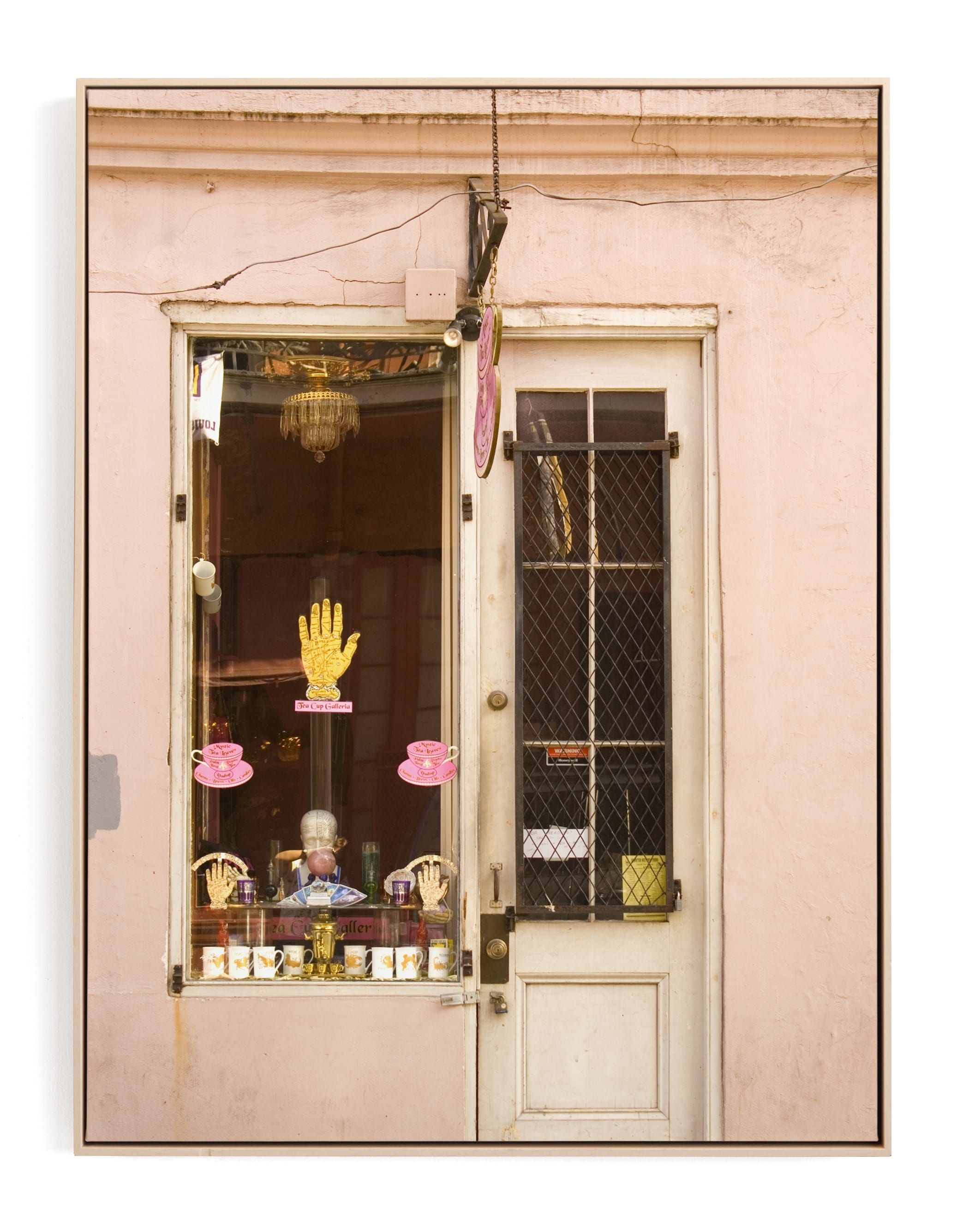 New Orleans French Quarter Pink Facade Art Print - Image 0