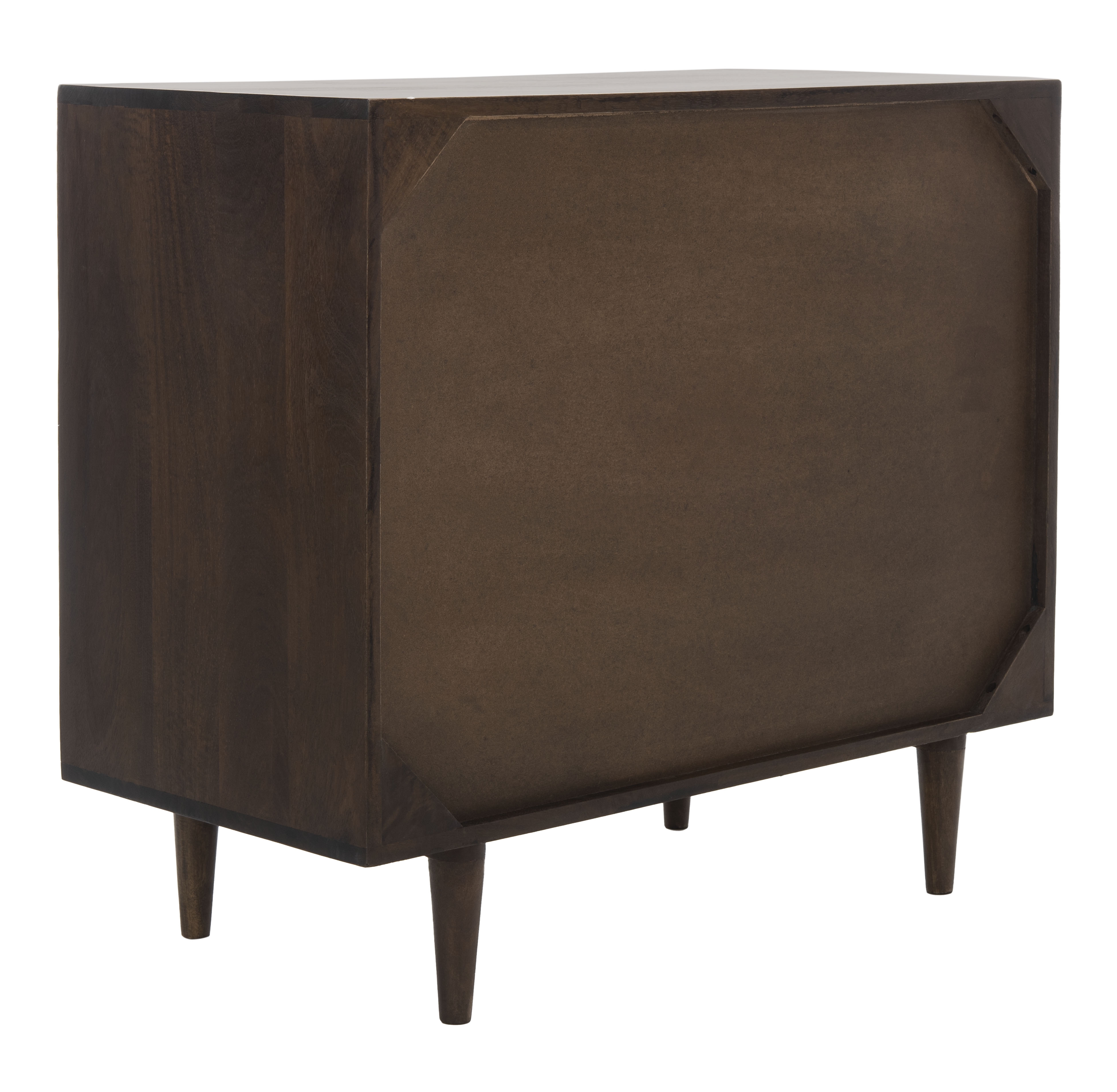 Zinnia 3 Drawer Chest - Walnut - Safavieh - Image 4