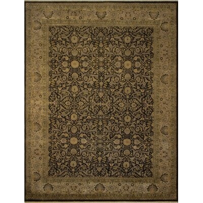 One-of-a-Kind Branner Hand-Knotted Green/Gold 9'2" x 12'4" Wool Area Rug - Image 0