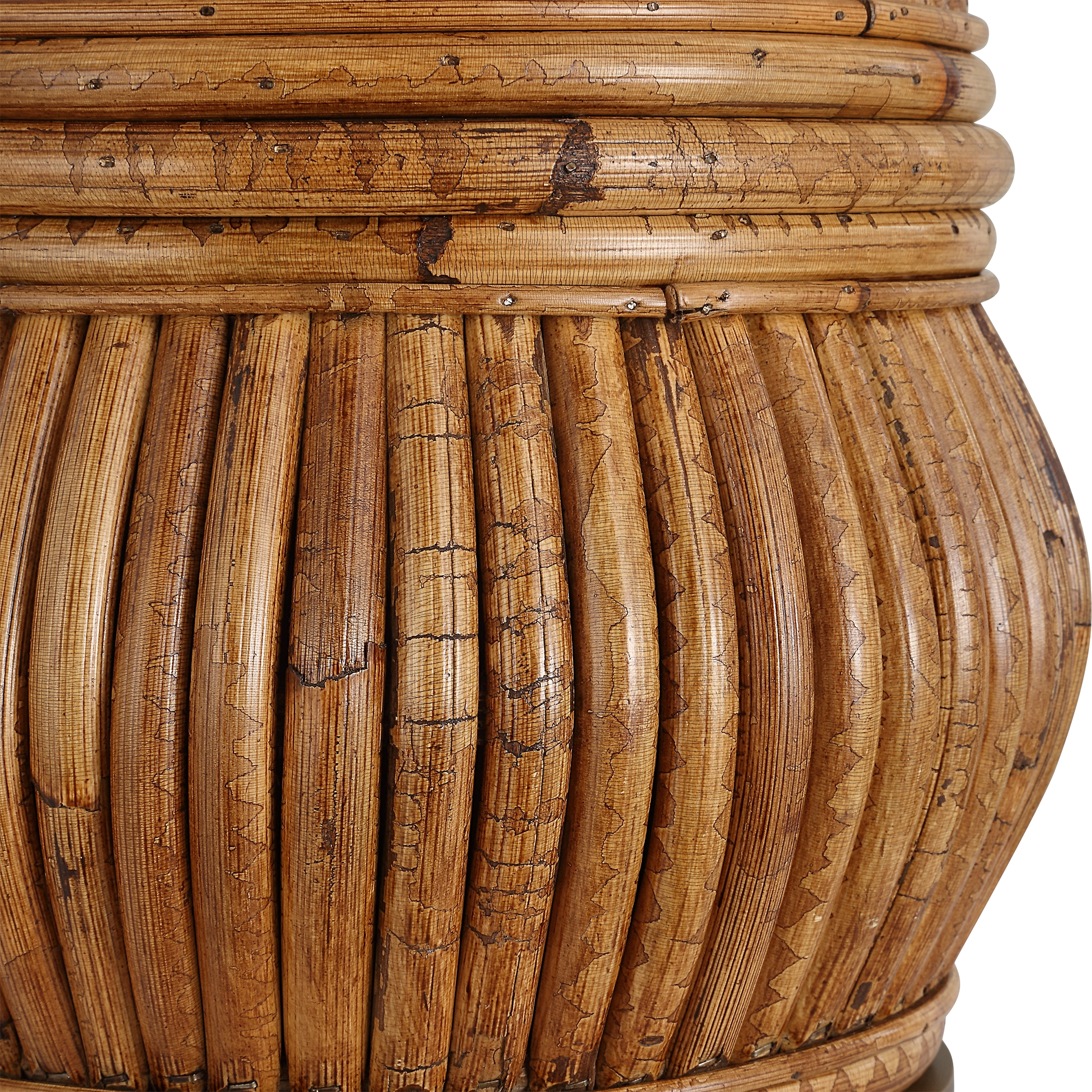Reed Honey Rattan Table Lamp - Image 5