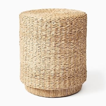 Seagrass 16.5" Side Table, Sea Grass, Natural - Image 1