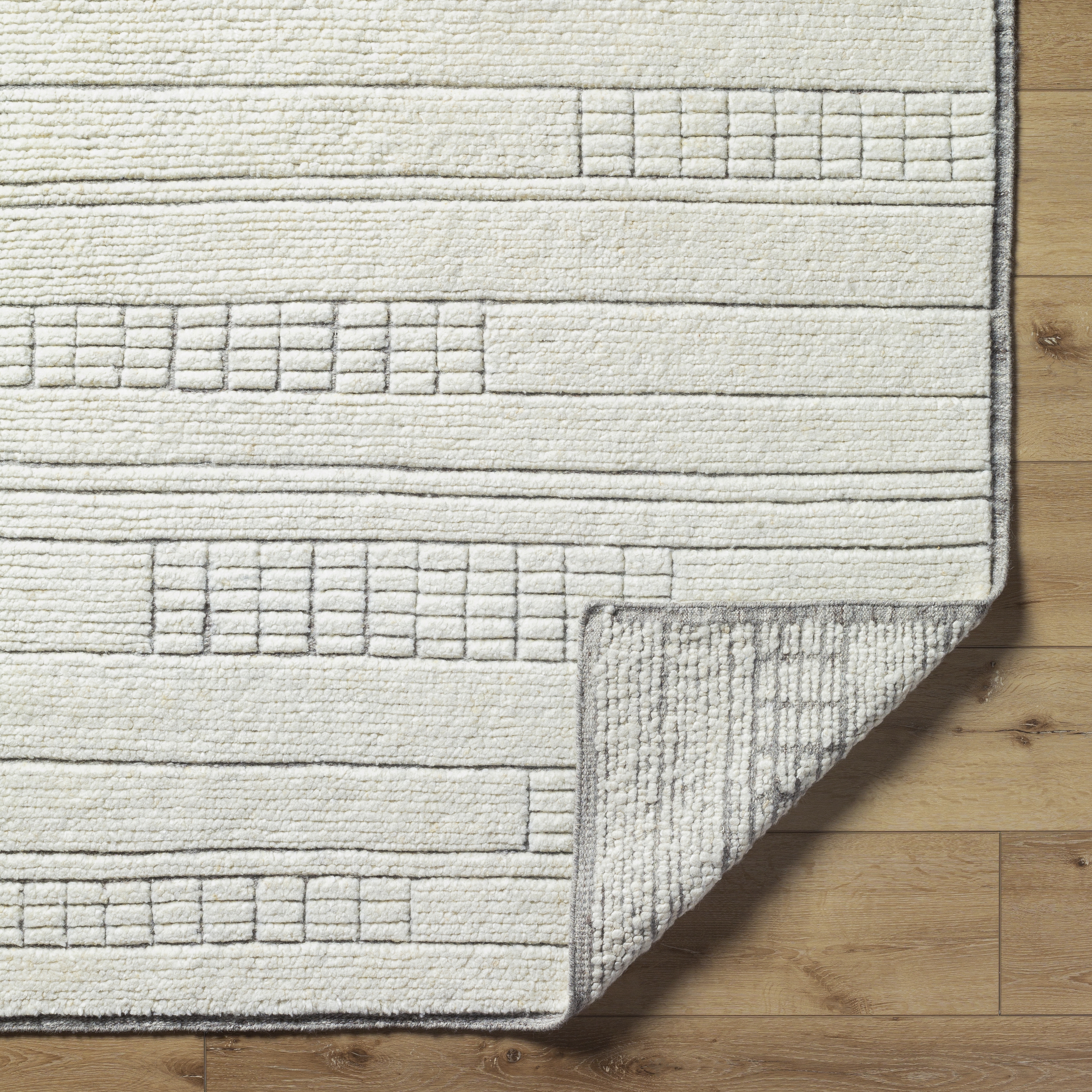 Davey Beige Indoor 8' x 10' Handmade Rug - Image 4