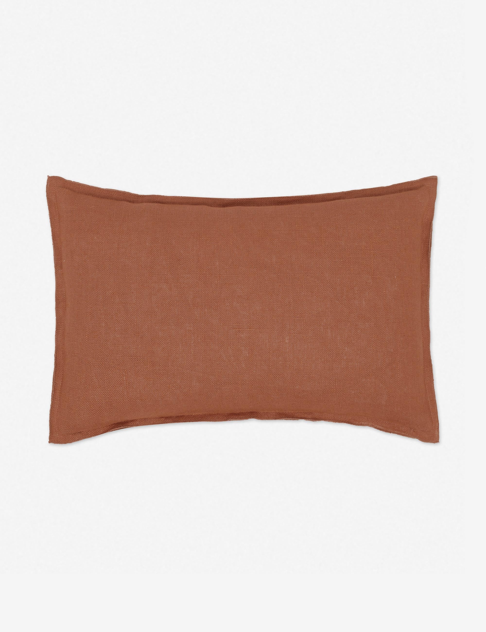 Arlo Linen Pillow - Aubergine / 13" x 20" - Image 5