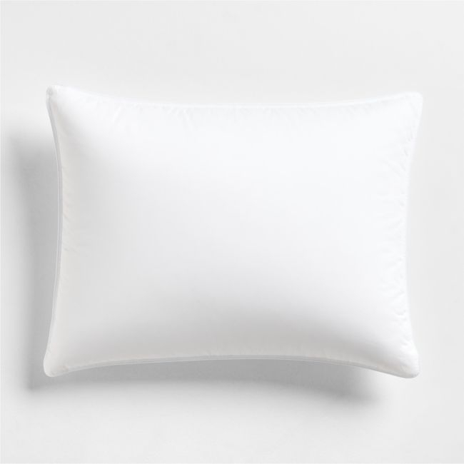 Luxe Organic Cotton Soft Down Standard Bed Pillow - Image 0