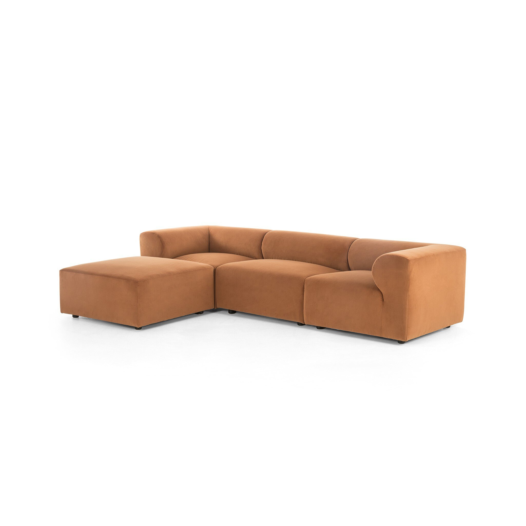 Build Your Own: Collins Sectional - Modern Velvet Tobacco - Image 6