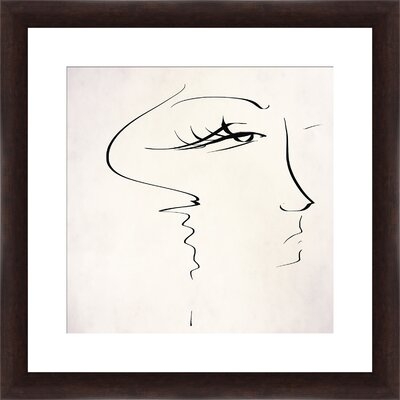 'Sketch of Beauty' Framed Painting Print - Image 0