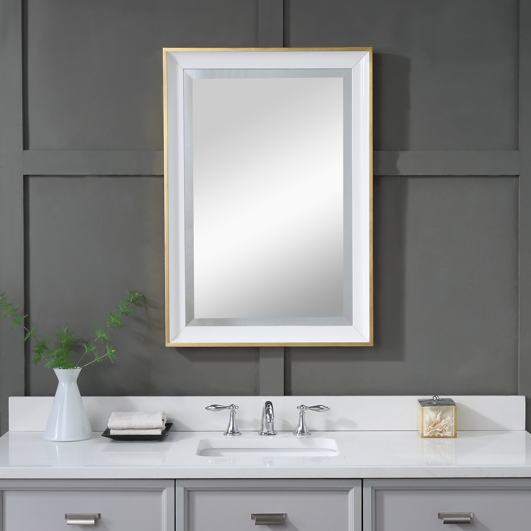 Gema White Mirror - Image 1