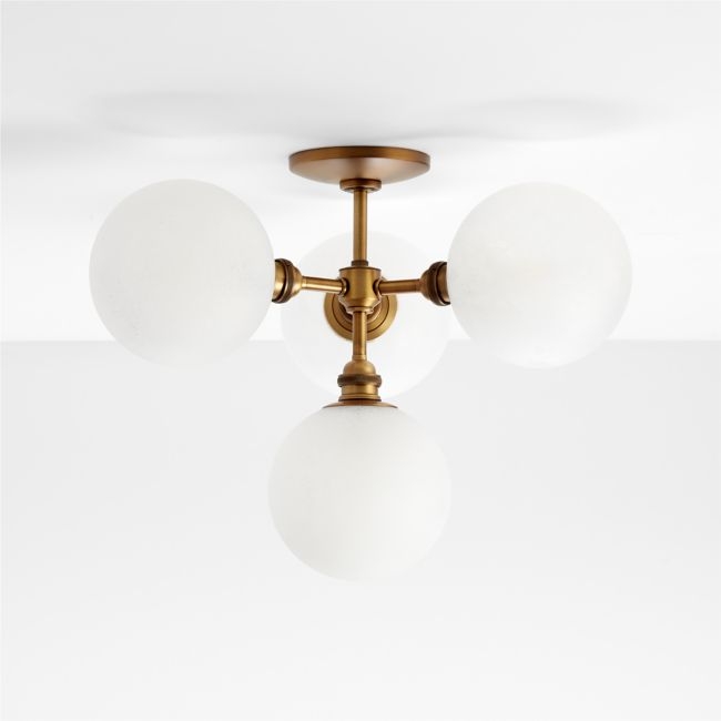 Bouldin Brass Flush Mount Light 21.4" - Image 0