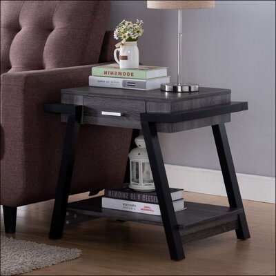 Blae End Table with Storage - Image 0
