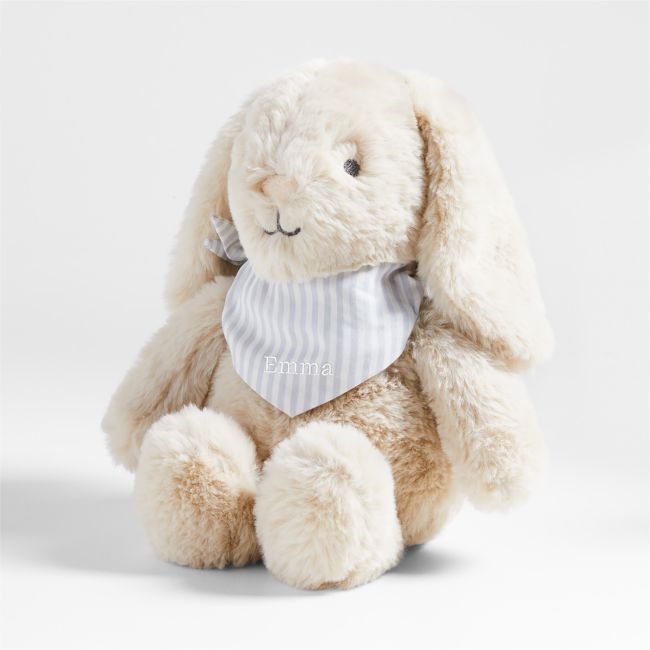 Crate Cuddlies Small Cream Bunny Kids Stuffed Animal - Image 0