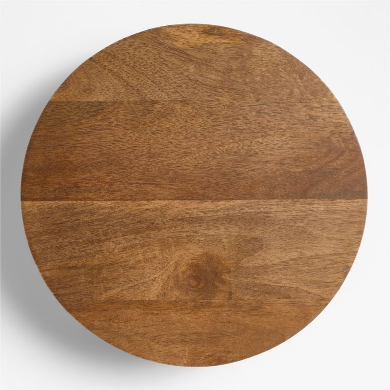 Orchard Wooden 14" Round Footed Serve Board - Image 1