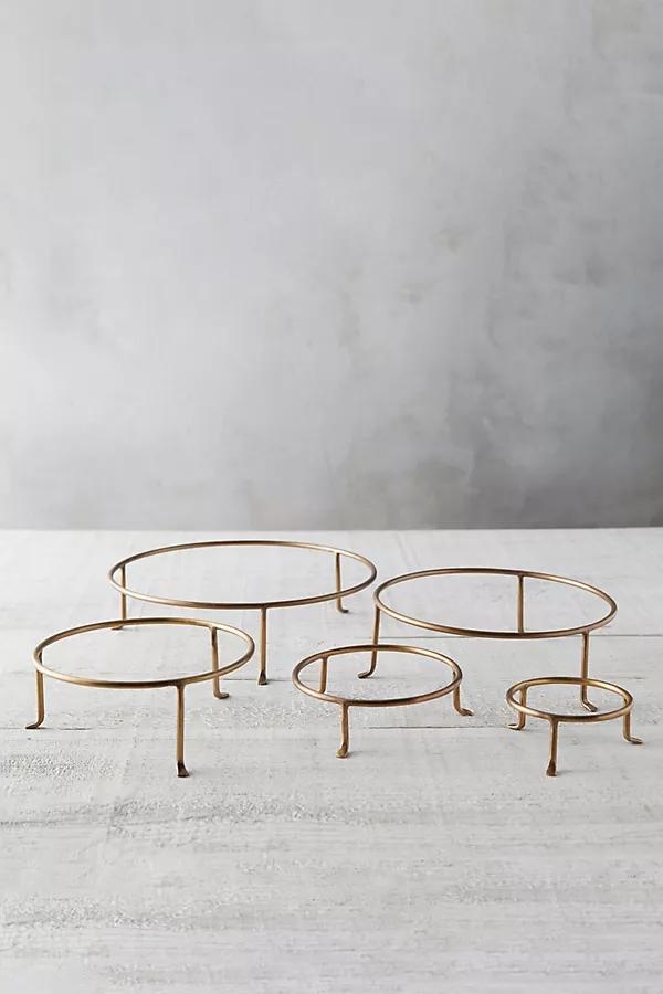 Solid Brass Plant Stand, Short - Image 0