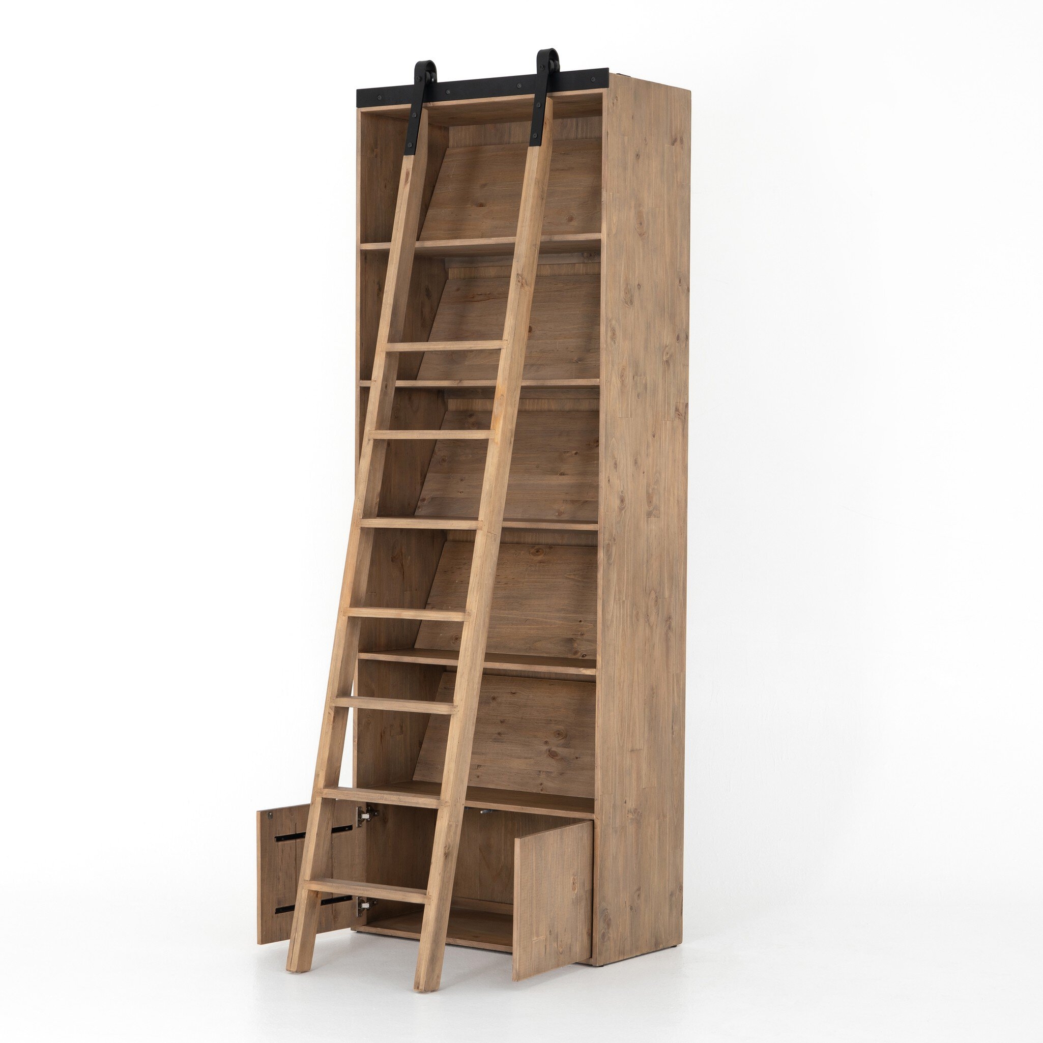 Bane Bookshelf - Smoked Pine - Image 5