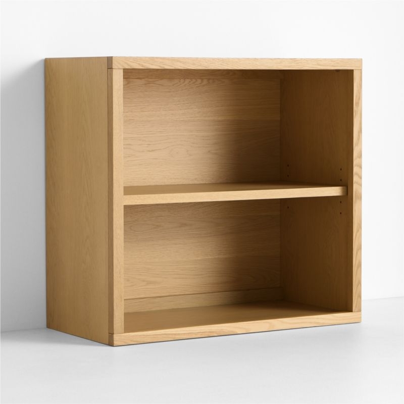 Oliver Modular Natural Oak Wood Kids Bookcase - Image 1