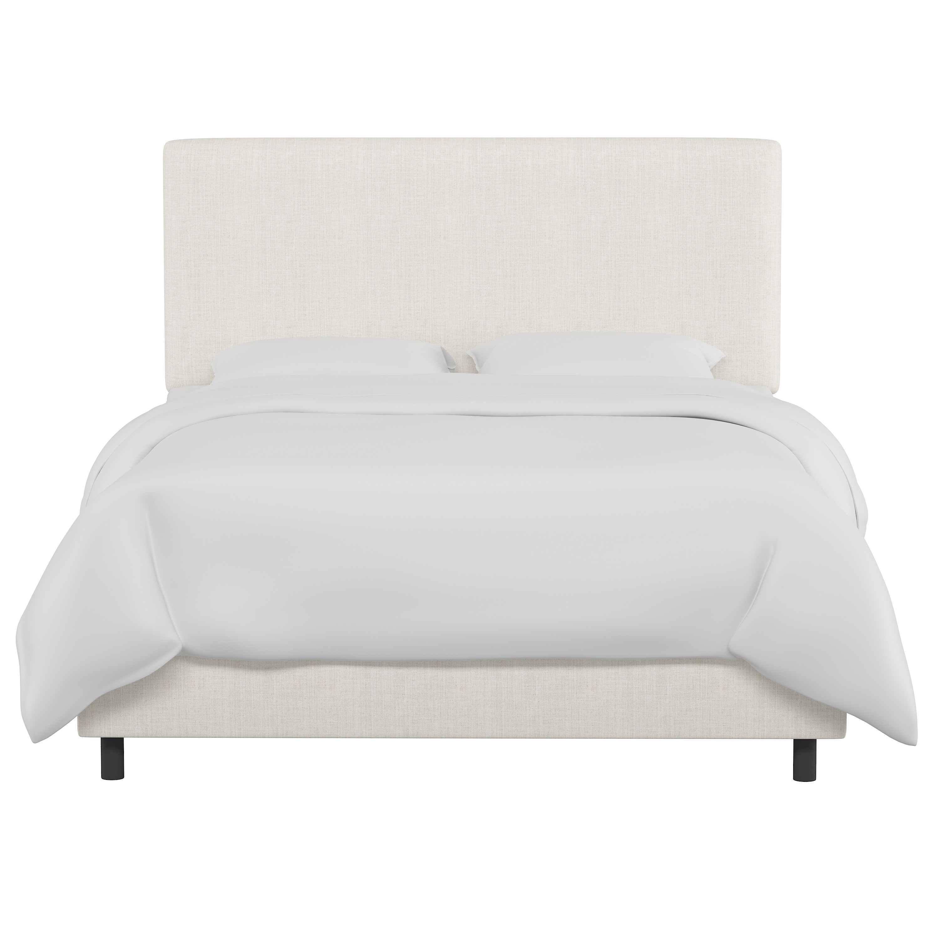 California King Sawyer Bed in Linen Talc - Image 0