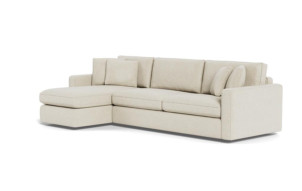 James 3-Seat Left Chaise Sectional with Storage - Image 2