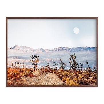 Desert Super Moon, Natural Wood Frame, 18"x24" - Image 3