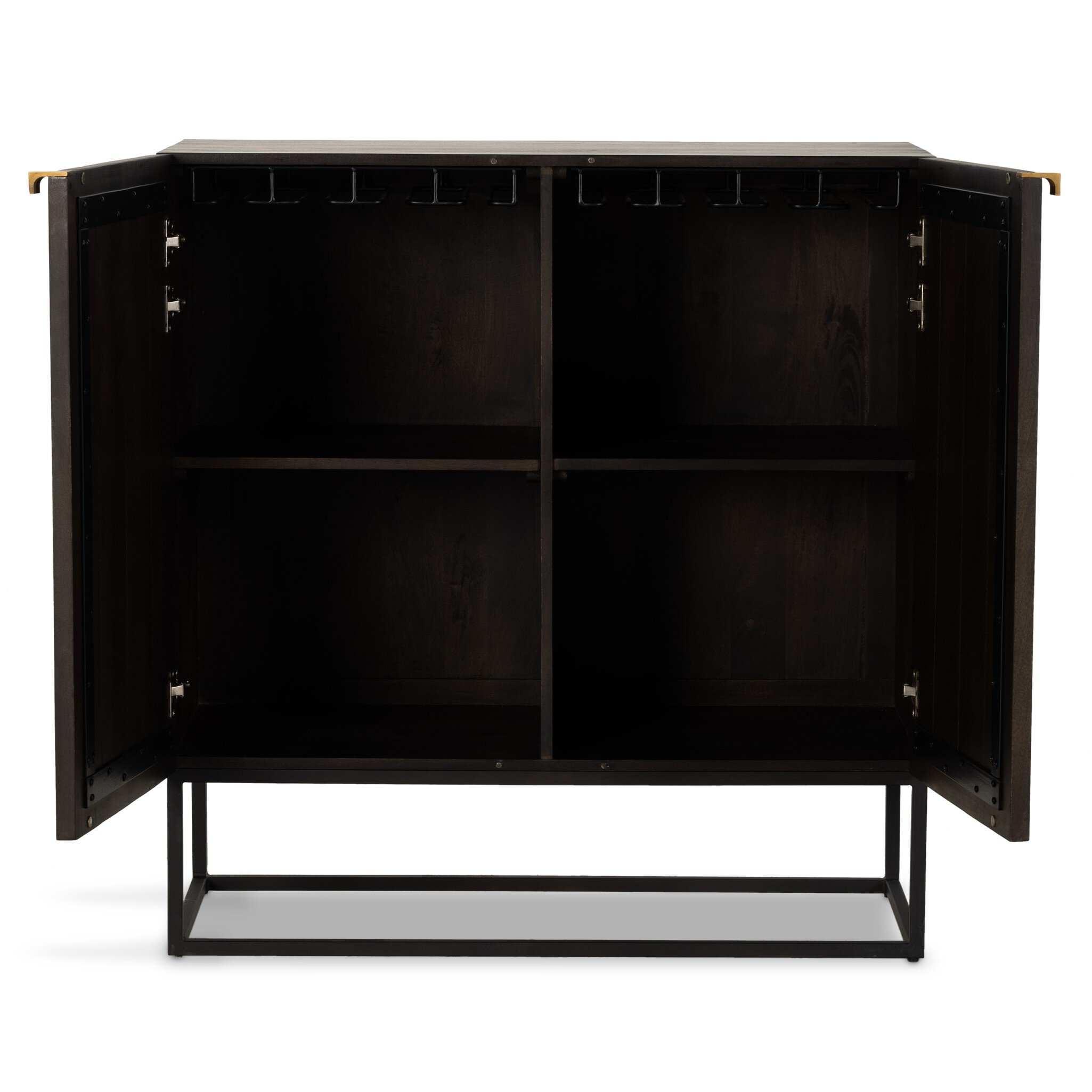 Kelby Bar Cabinet - Gunmetal - Image 4