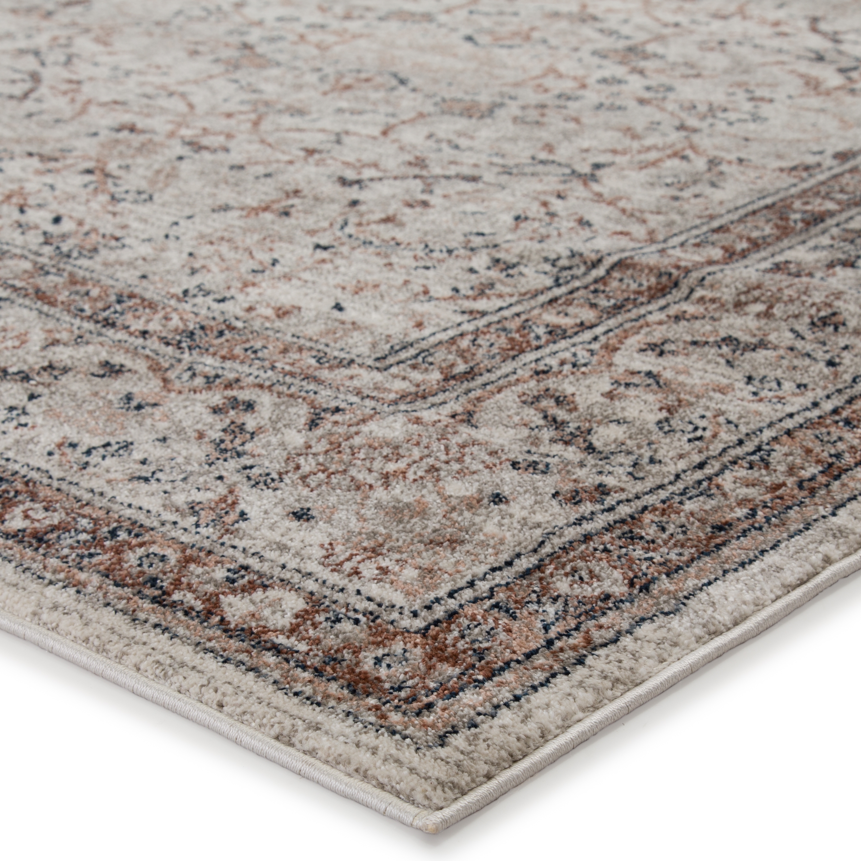 Lorraine Oriental Cream/ Tan Area Rug (9'2"X12'6") - Image 1