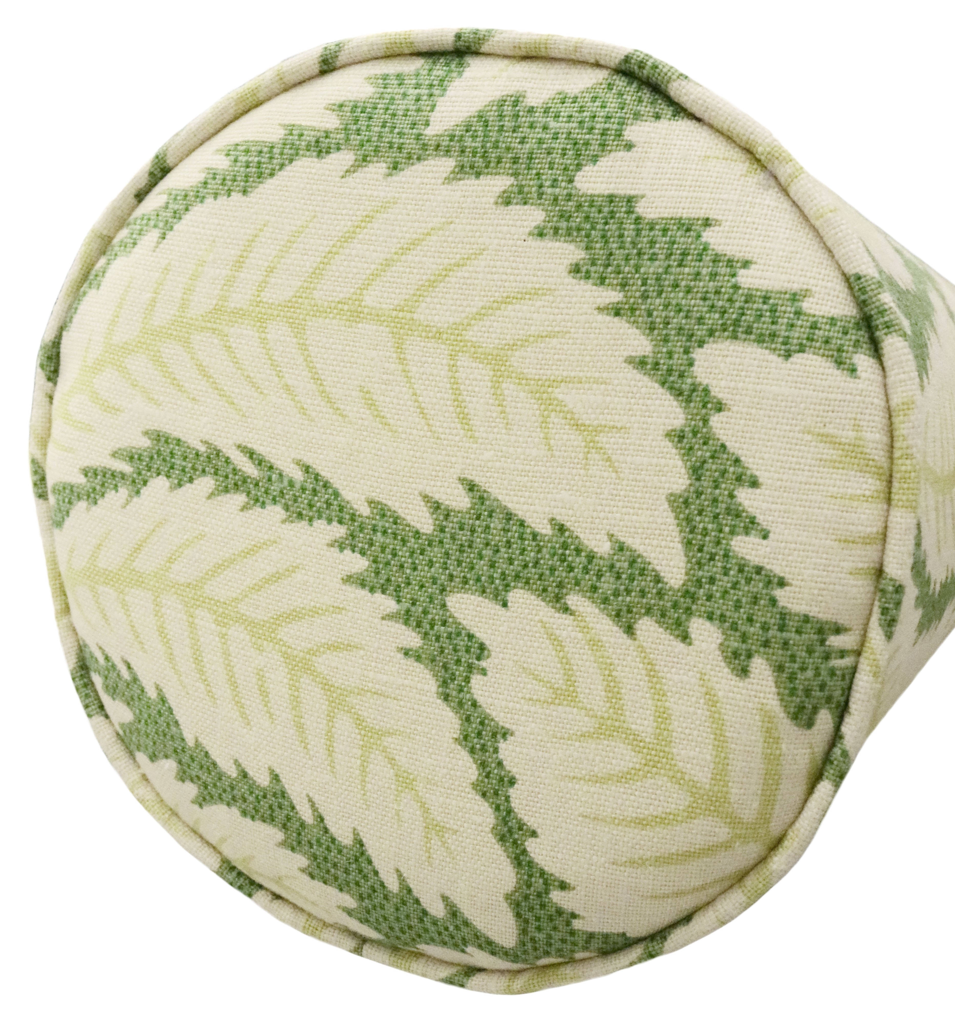 THE BOLSTER :: TALAVERA LINEN // LEAF | BRUNSCHWIG & FILS - TWIN // 9" X 24" - Image 2