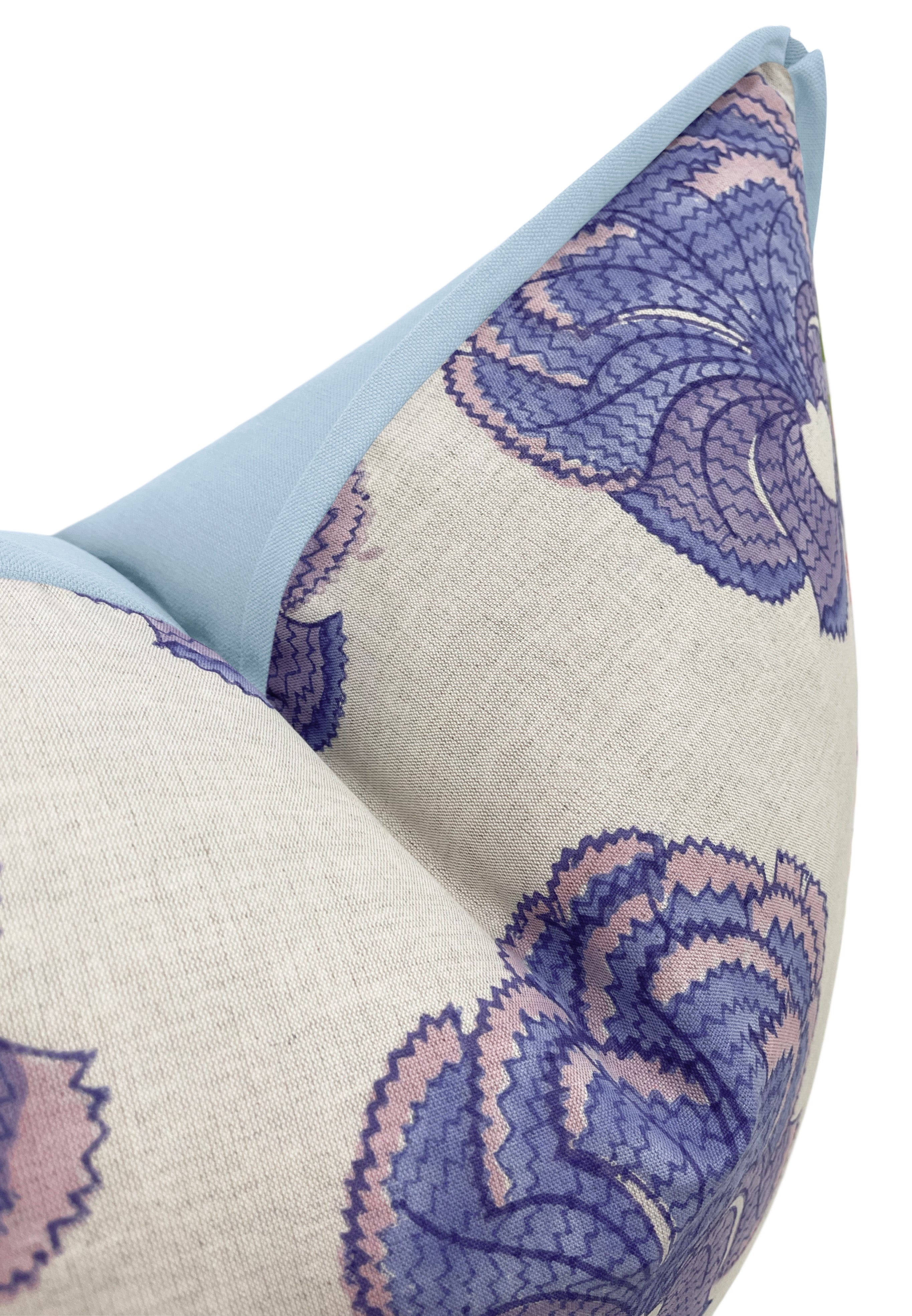 ESMERALDA | TULU TEXTILES - 14" X 36" / BUTTERFLY FLANGE / Powder Blue - Image 0