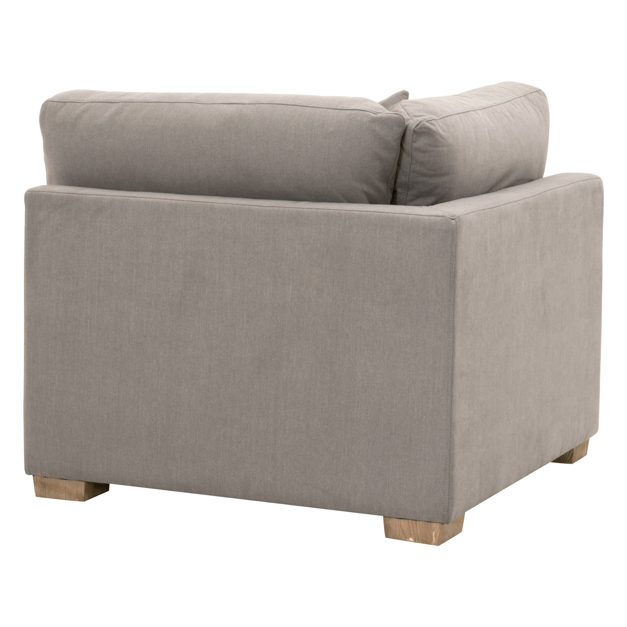 Hayden Modular Taper Sofa Corner Chair, LiveSmart Peyton-Slate, Natural Gray Oak - Image 3