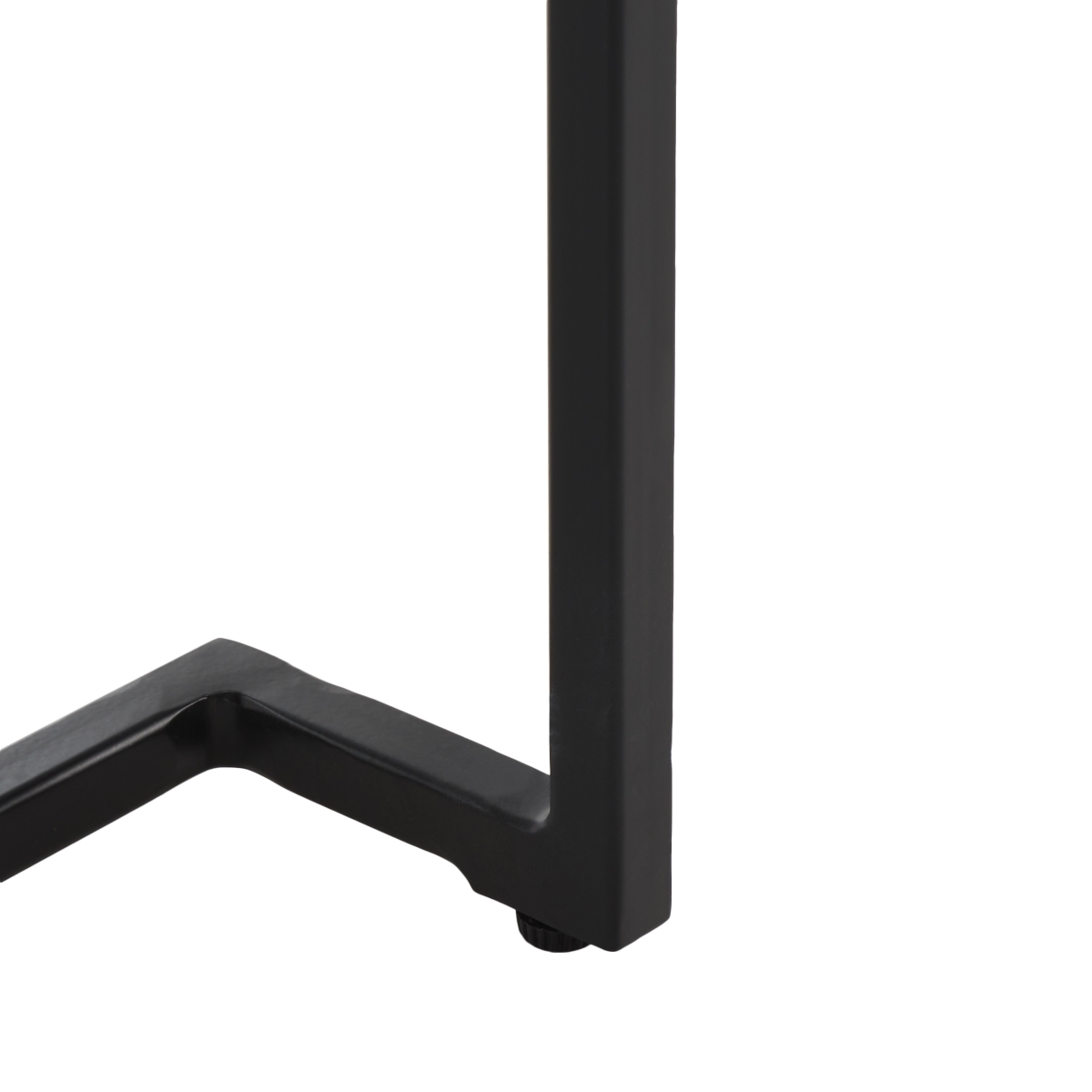 Guernica 1 Shelf Rectangle Accent Table - Grey Marble / Black - Safavieh - Image 5