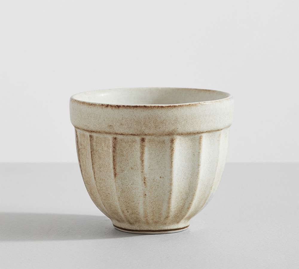 Mendocino Stoneware Ice Cream Bowls, Set of 4 - Ivory - Image 0